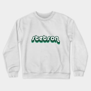 stetson retro bubble Crewneck Sweatshirt